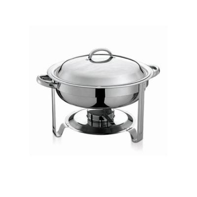 China Economical Hot Round Pot Stove Buffet Stove Stainless Steel 3.5L Stainless Steel Single Heater or Electric Heater 831 for sale