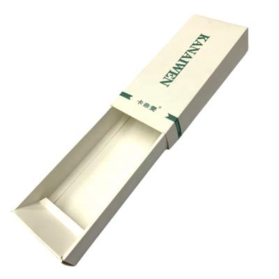 China Custom UV Coating Varnishing Recycled Logo Paperboard Recyclable Luxury Paper Box Pen Gift Box Drawer Packaging Materials for sale