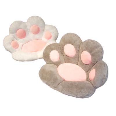 China Paw Pillow Cat Paw Plush Chair Cushion Soft Lovely Super Cute Colorful Gift Travel Soft Chair Cushion for sale