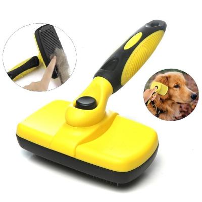 China Hertzko's Sustainable Self Cleaning Slicker Brush Gently Removes Loose Undercoat Mats and Tangled Hair Your Dog or Cat Will Love Being for sale