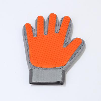 China Viable Custom Style 333 Nipple Silicone Massage Depilated Dog And Cat Bilateral Needle Pet Cleaning Gloves for sale