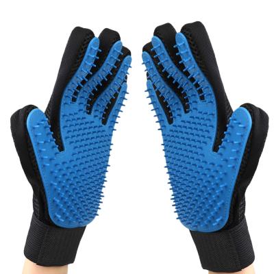 China Viable BSCI Five Finger Pet Massage Beauty Brush Gloves (Pin 259), Factory Direct Selling Dog and Cat Hair Cleaning Gloves for sale