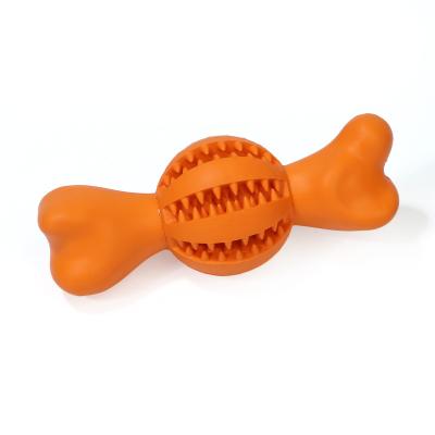 China XJ007 Large Sustainable Box Set Bone Shaped Pet Toy Cleaning Dog Snacks Natural Rubber for sale