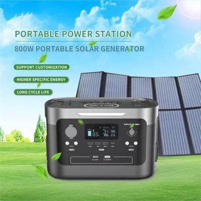 China Lithium Battery Portable Power Station Generator LED Electric Solar Power Bank for sale