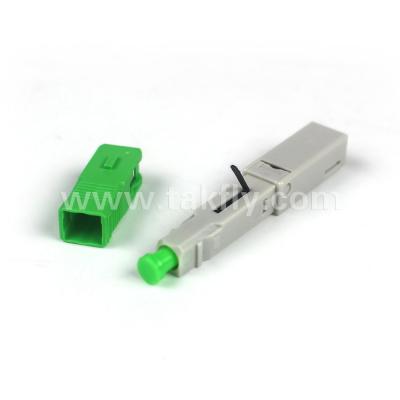 China SC/APC Field Installable Fast Connector Embedded-APC for 62.5/125µm OM1 Plastic Fiber Mode for sale