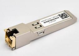 China 1000BASE-T Copper SFP Transceiver for Long Distance Transmission on Cat 5 Cable for sale