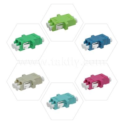 China Fiber Optic Adapter Cable Coupler LC APC/UPC SM/MM Simplex/Duplex/Quad/6 ways/8 ways For Data Center FTTH for sale