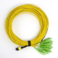 China Frau 3.0mm Inspektion 9/125 G657A 12/24 Kern-MPO MTP Sc-Faser zum Optikfanout-Kabel zu verkaufen