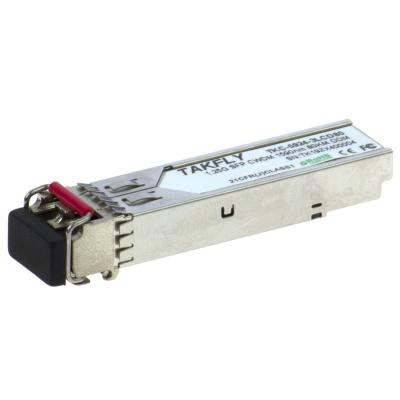 China 1.25G SFP 80km CWDM Gigabit Optical Transceiver Module 1270nm 1610nm DFB DDMI for sale