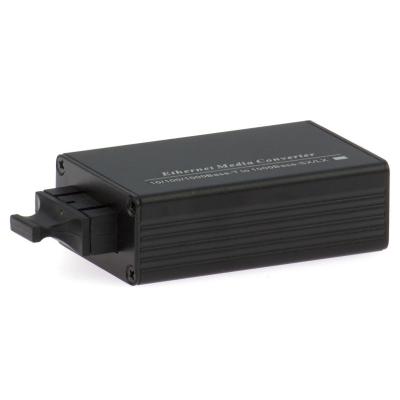 China Mini Type Fiber Optic Media Converter SC Dual Port 10/100/1000M for sale