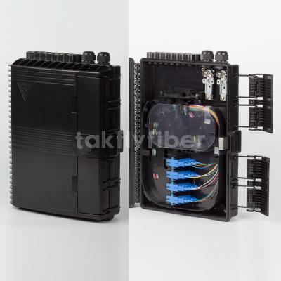 Китай Коробка IP65 прекращения оптического волокна ВОРСИНЫ 16 гаван FTTH с Splitter PLC 0.9mm мини продается