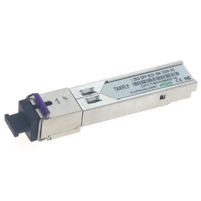 China 1.25G BIDI SM SFP SC 160KM 80KM 1490nm 1550nm Gigabit Optical Transceiver Module for sale