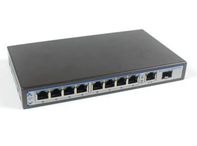 China 10/100/1000M Faser 8 POE 1 POE 1 Unmanaged POE-Ethernet-Portschalter zu verkaufen