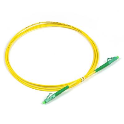 China 1.6mm LC APC to LC APC Fiber Optic Patchcord Simplex SM OS2 G657A1 for sale