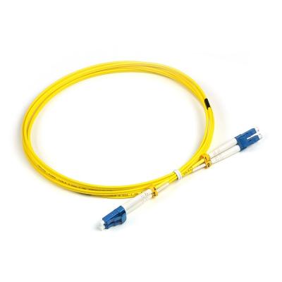 China LC UPC To LC UPC Fibre Optic Duplex Patch Lead SM G657A1 2.0mm LSZH Jacket for sale