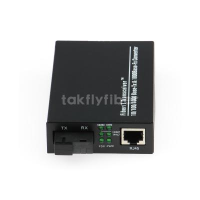 China 1550nm DC5V 120km Fiber Optic Media Converter Single SC Slot 1000M for sale