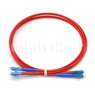 China LC To LC SM OS2 Duplex Patch Cord G652D G657A 3.0mm LSZH REACH For Telecom for sale