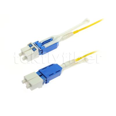 China Uniboot Duplex Fiber Optic Patchcord 2.0mm SM G657A1 LC PC LSZH for sale