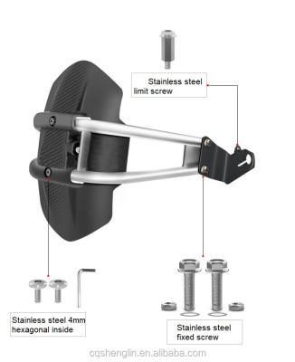 China Wholesale High Quality Polypropylene Steel /Carbon Fender Mudguard For Motorcycle Used for sale
