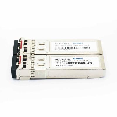 China FTTH SFP28 25G DWDM 10km LC SFP Optical Transceivers for sale