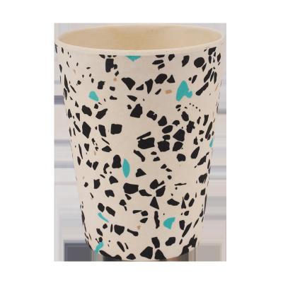 China Hot Sale Natural Colored Bamboo Fiber 250ml Cup Viable for sale