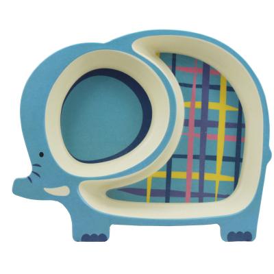 China Sustainable Kids Cardboard Cheap Bamboo Fiber Plate Plates With Different Shapes for sale