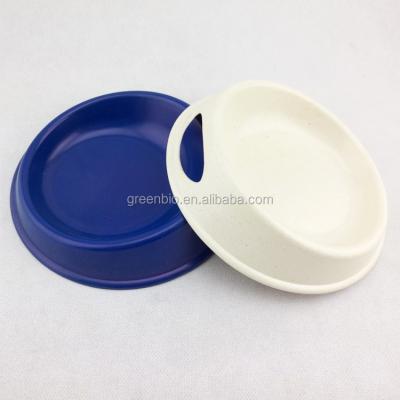 China Anhui Sustainable Hot Sale Safety Bamboo Fiber Pet Bowl Dog Bowl For Wholesale for sale