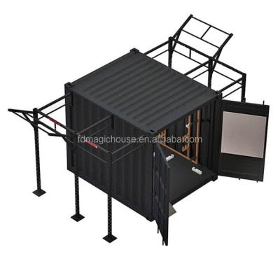 China Modern Relocatable Container Gym Container Gym Pod Floor Plan Shipping Container Boxing Gym for sale