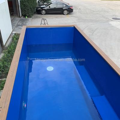 China Modern Design Factory Sale 20ft &40ft Modern Pool Container Swimming Pool Fiberglass for sale