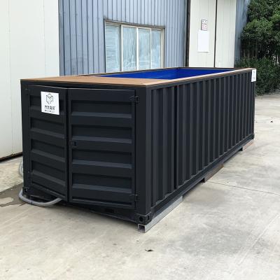 China 20ft40ft Modern Custom Factory Supply Shipping Container Swimming Pool Container Fiberglass Pool for sale