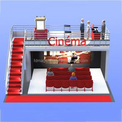 China modern shipping container movie theater room container container cinema 4d for sale