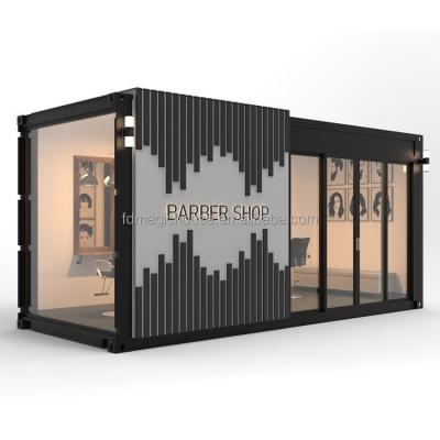 China Coastal Container Barber Shop Mobile Homes Germany Shipping Container Home for sale