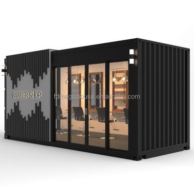 China Coastal Most Luxury Shipping Hair Salon Containers 20ft Hairdresser for sale