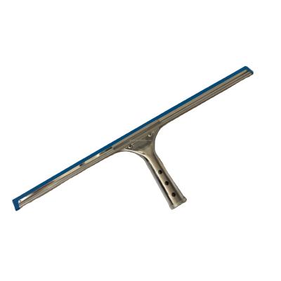 China 45CM Stainless Steel Window Squeegee With Silicone Blade Glass Cleaner Rubber Window Wiper for sale