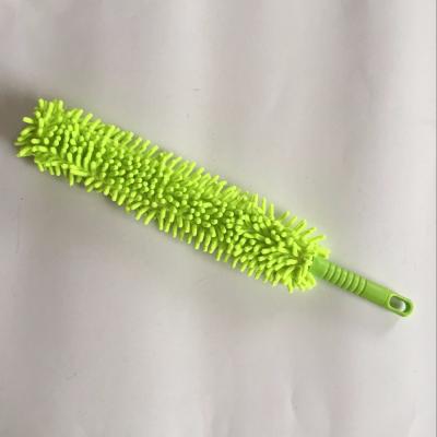 China High Pile Microfiber Long Handle Magic Flexible Cleaning Brush Chenille Cloth With Telescop Pole for sale