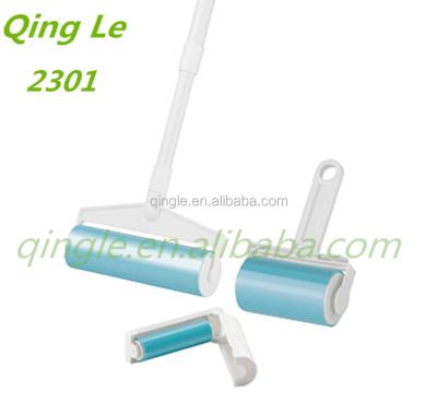 China Comp. elect. also seen on TV 3 pcs / set washable fiber sticky sticky roller household cleaning sticky roller for sale