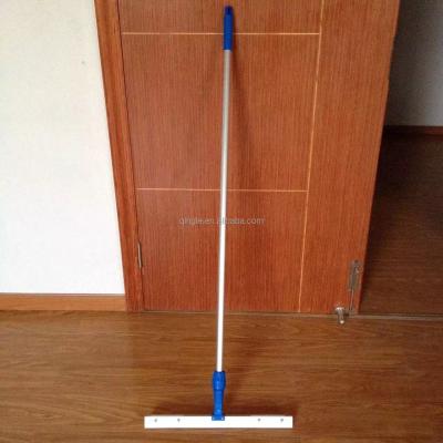 China Durable EVA Floor Squeegee with Foam Blade and Aluminum Frame and Long Handle Floor Cleaner Wiper for sale