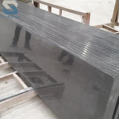 China Cheap Chinese Traditional Polished G654 Dark Gray Granite Laminated Kitchen Countertop With Flat Edge Finishing for sale