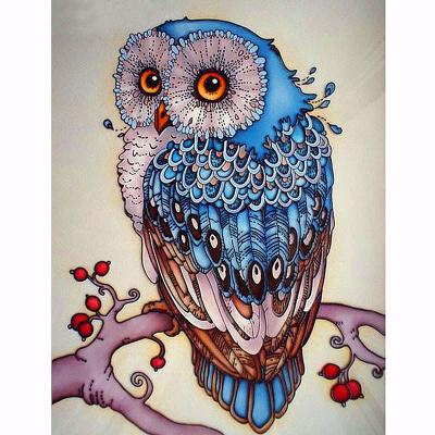 China Classic Full Drill Diamond 5D DIY Diamond Painting Owl Diamond Embroidery Cross Stitch Rhinestone Square Mosaic Painting for sale