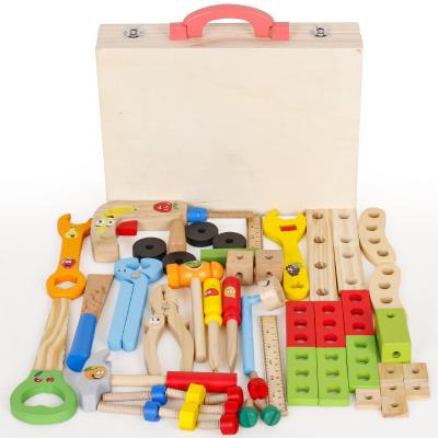 China Simulation Repair Tools Wooden Toys Kids Simulation Toy Gift 26.2*6.2*30cm for sale