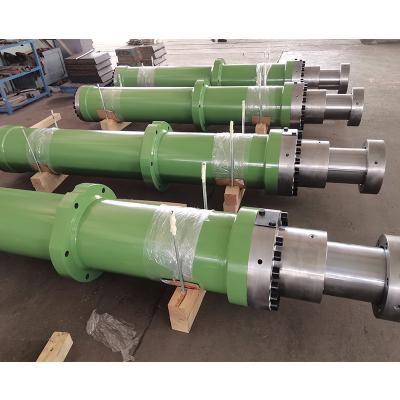 China 1200mm Steel Single Acting Hydraulic Cylinder For Hydraulic Pile Driver for sale