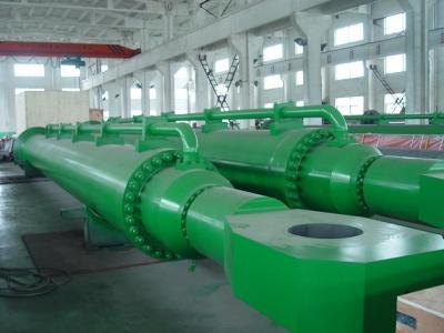 China Small Radial Gate Electric Big Hydraulic Cylinder Steel With Deep Hole hydraulic hoist cylinder for sale