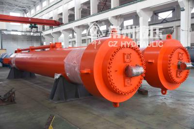 China Customized Hydraulic Cylinder hydraulic hoist cylinder  Long Stroke φ960 / φ450-9800mm for  dam gate  Manufacturer for sale