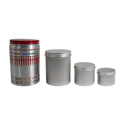 China NB-PACK cosmetic 5g in 500g metal candy aluminum cosmetic cream jar for sale