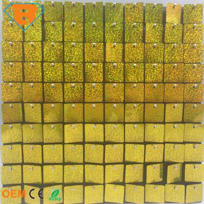 China Vivid Wall Covering Billboard Sequins Wrap Rippling Sun Reflecting For Wall Decoration for sale