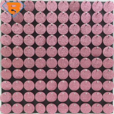 China Pink Bright Color Dazzle Decorative 3D MDF Wall Panel For Wall Interior Decoration for sale