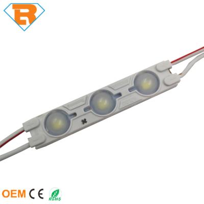 China Waterproof AlGaInP IP67 DC12V 1.5W Mini Injection LED Module For Sinage Board for sale