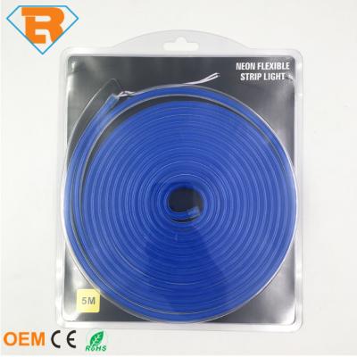 China IP65 DC12V LANDSCAPE Blue Color LED Rope Waterproof Neon Strip Light SMD 2835 5M One Set Silicone Shell for LED Sign Logo for sale