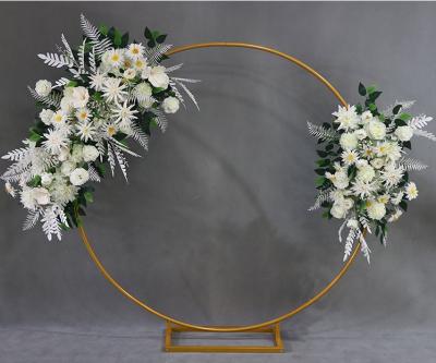 China Modern Iron Style Decoration Metal Arch Frame For Wedding Party Stage Backdrops for sale