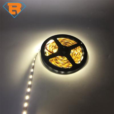 China Hotel DC12V Flexible LED Strips Light SMD 5050 60PCS Each Meter Warm White With Double Side Adhesive Tape For Edge Decoration Lighting for sale